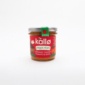 Kallo Organic Chunky Tomato & Lentil Dip (140g) - Organic to your door