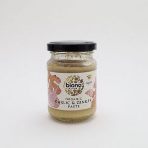 Biona Organic Garlic & Ginger Paste (130g) - Organic to your door