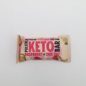 Pulsin Keto Bar Raspberry Choc Chip (50g) - Organic to your door