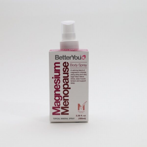 Magnesium Menopause Body Spray (100ml) - Organic to your door