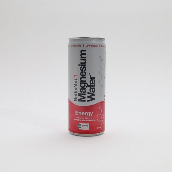 Magnesium Water Energy Drink Pomegranate Rhubarb (250ml - Organic to your door