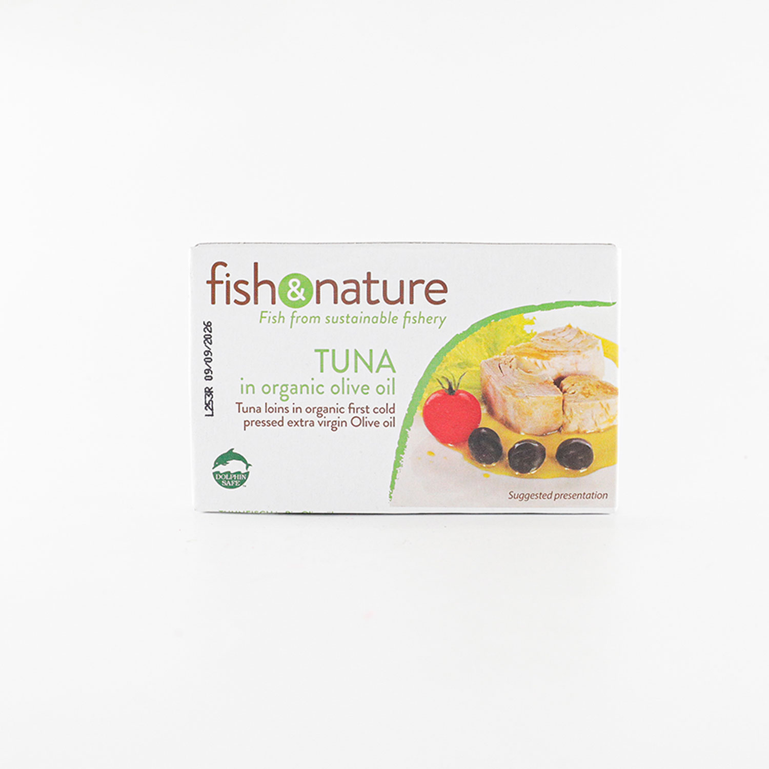 Fish & Nature Skipjack Tuna in Organic Olive Oil (115g) Organic to