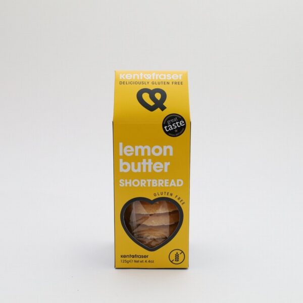 Kent & Fraser Lemon Butter Shortbread (125g) - Organic to your door