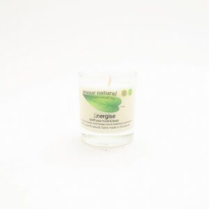 Amour Natural Votive Essential Oil Candle – Energise (55g) - Organic to your door