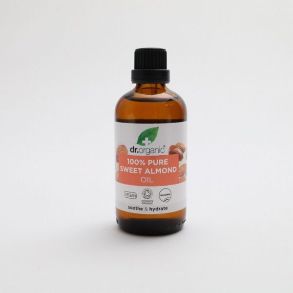 Dr Organic 100% Sweet Almond Oil (100ml) - Organic to your door