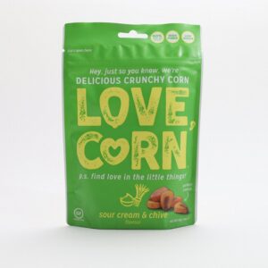 Love Corn Sour Cream & Chive (115g) - Organic to your door