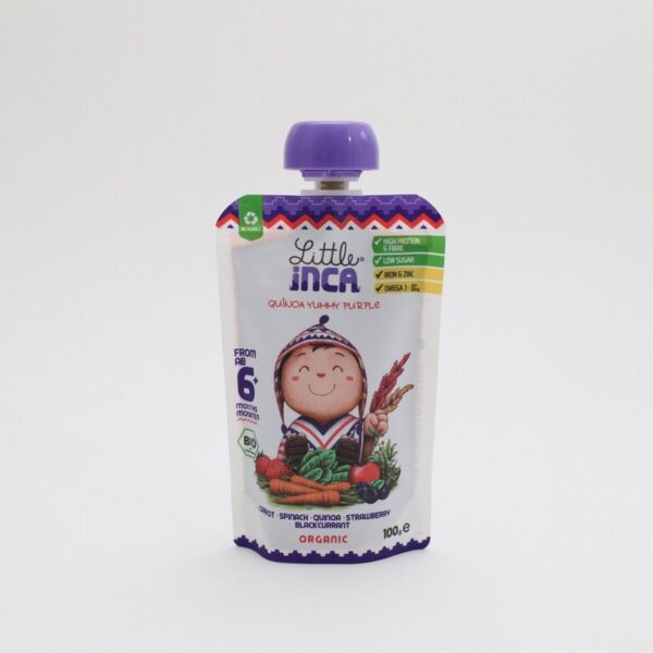 Little Inca Organic Quinoa Yummy Purple (100g) - Organic to your door