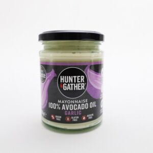 Hunter & Gather Garlic Avocado Oil Mayonnaise (250g) - Organic to your door