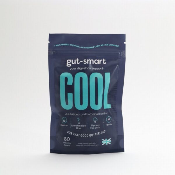 Gut-Smart Cool Digestion Support Chewables (60s) - Organic to your door