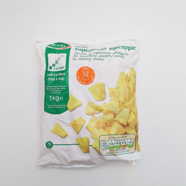 Ardo Pineapple Chunks (1kg) - Organic to your door