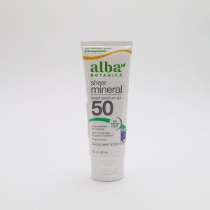 Alba Botanica Mineral Sun Lotion SPF50 (89ml) - Organic to your door