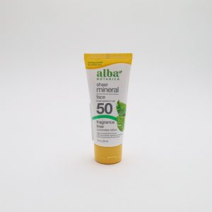 Alba Botanica Mineral Face Sun Sceen SPF50 (59ml) - Organic to your door