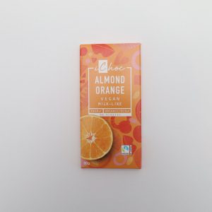 iChoc Organic Almond Orange Chocolate (80g) - Organic to your door