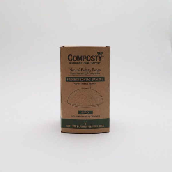 Composty Konjac Facial Sponges (4s)