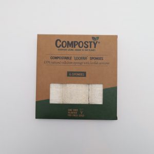 Composty Loofah Sponges (6pack) - Organic to your door