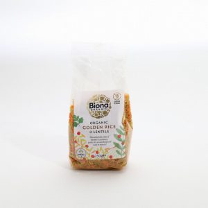 Biona Organic Golden Rice & Lentils (250g) - Organic to your door