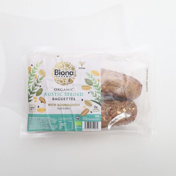 Biona Organic Rustic Seed Baguettes (300g)