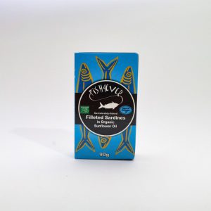 Fish4Ever Filleted Sardines in Organic Sunflower Oil (90g) - Organic to your door