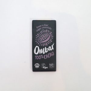 Ombar Organic Raw Chocolate – 100% Cacao (70g) - Organic to your door