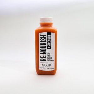 Re:Nourish Spicy Lentil & Red Pepper Soup (500g) - Organic to your door