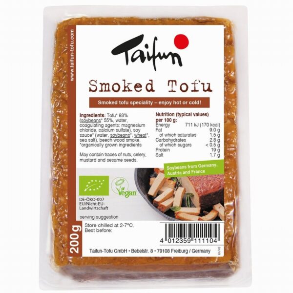 Taifun Organic Tofu – Beech Smoked (200g) - Organic to your door