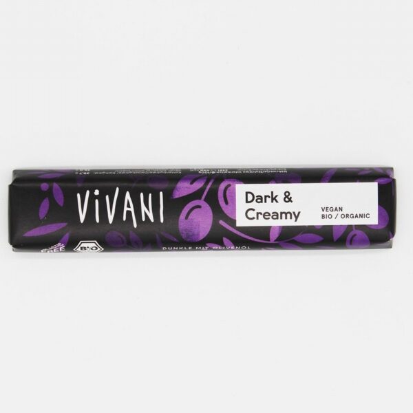 Vivani Organic Dark Chocolate – Dark & Creamy (35g) - Organic to your door