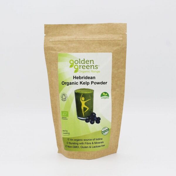 Golden Greens Organic Hebridean Kelp Powder (100g) - Organic to your door