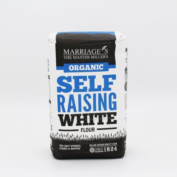 Marriage’s Organic Self Raising White Flour (1kg) - Organic to your door