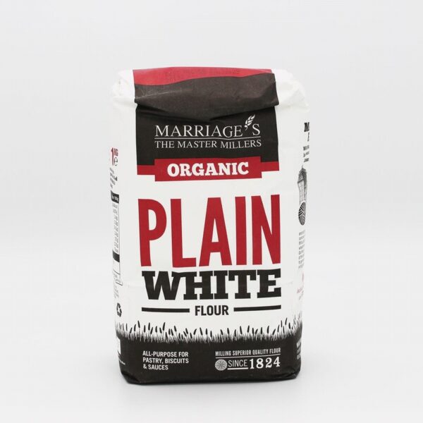 Marriage’s Organic Plain White Flour (1kg) - Organic to your door