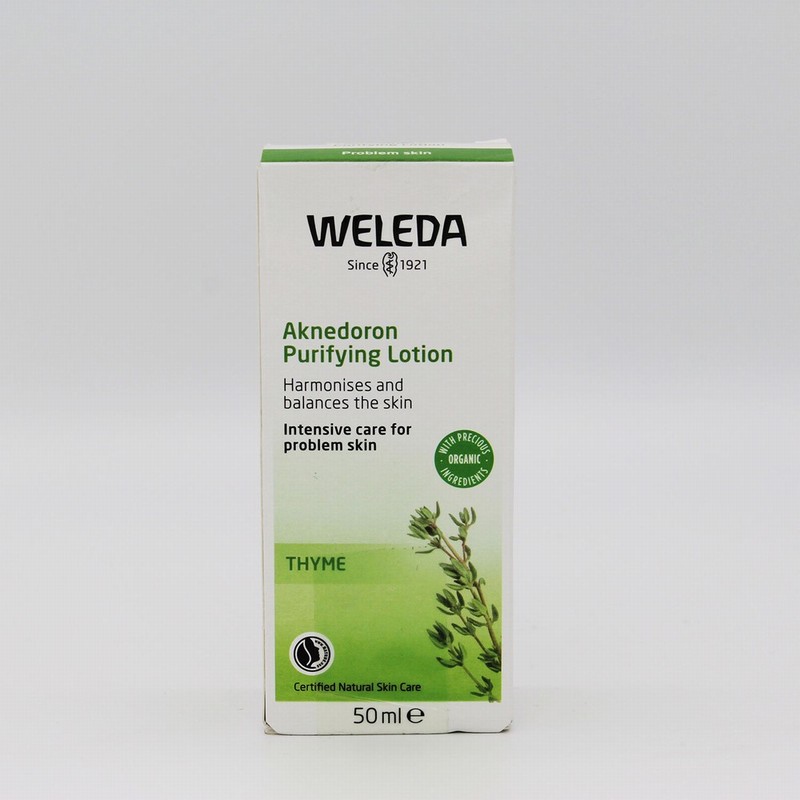 Weleda Aknedoron Purifying Lotion (50ml) - Organic to your door