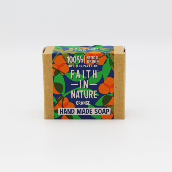 Faith In Nature Soap – Orange (100g) - Organic to your door