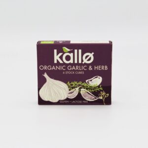 Kallo Organic Garlic & Herb Stock Cubes (66g) - Organic to your door