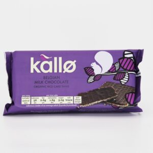 Kallo Organic Rice Cake Thins – Milk Chocolate (90g) - Organic to your door