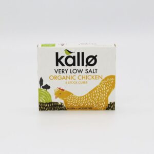 Kallo Organic Chicken Stock Cubes – Very Low Salt (48g) - Organic to your door