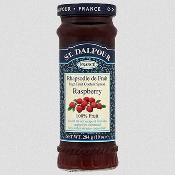 St Dalfour Raspberry Preserve (284g) - Organic to your door