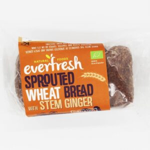 Everfresh Organic Sprouted Bread – Stem Ginger (400g) - Organic to your door