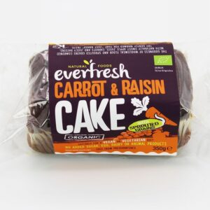 Everfresh Carrot & Raisin Cake (350g) - Organic to your door