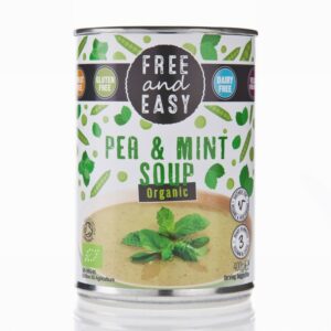 Free & Easy Organic Pea & Mint Soup (400g) - Organic to your door